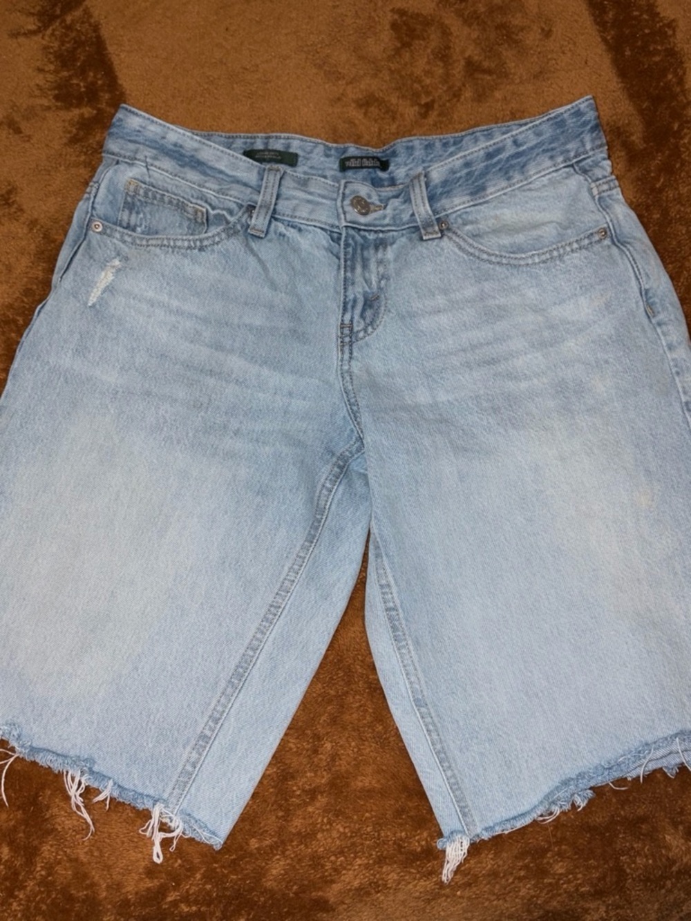 wild fable Light Wash Denim Cutoff Shorts